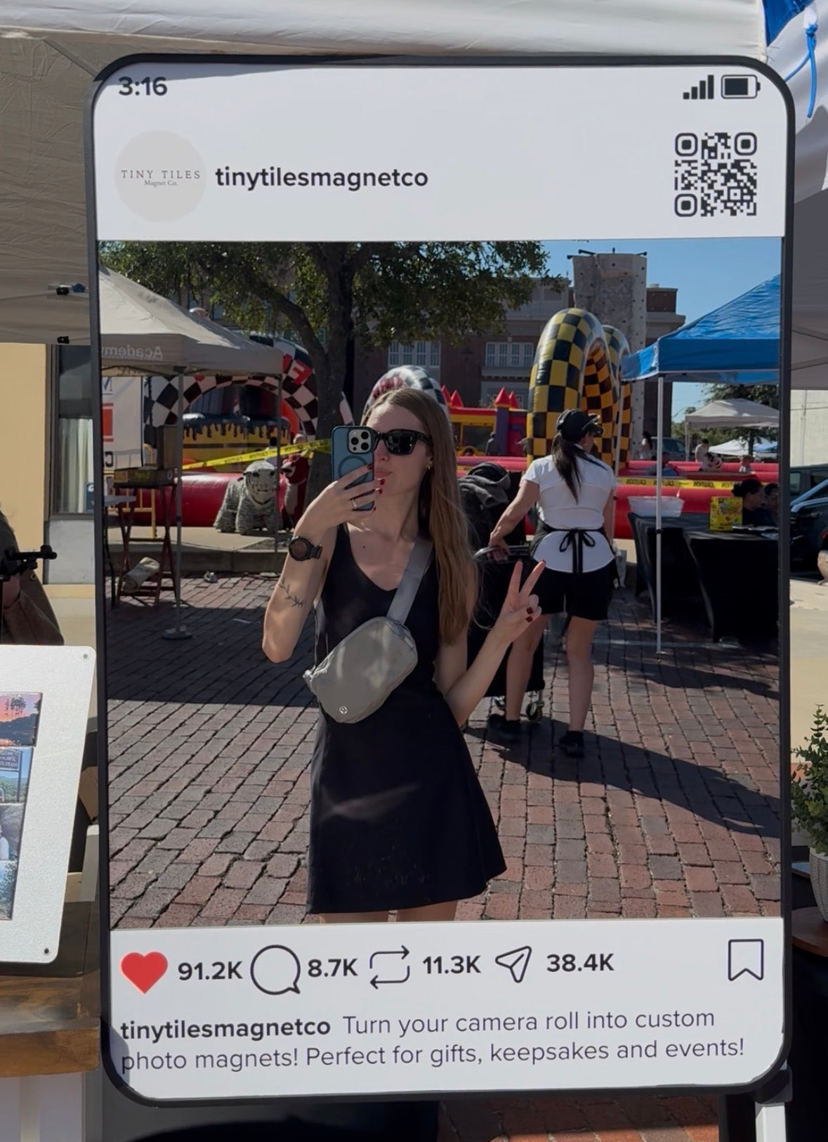 24"x36" Instagram Mirror Selfie Canva Template